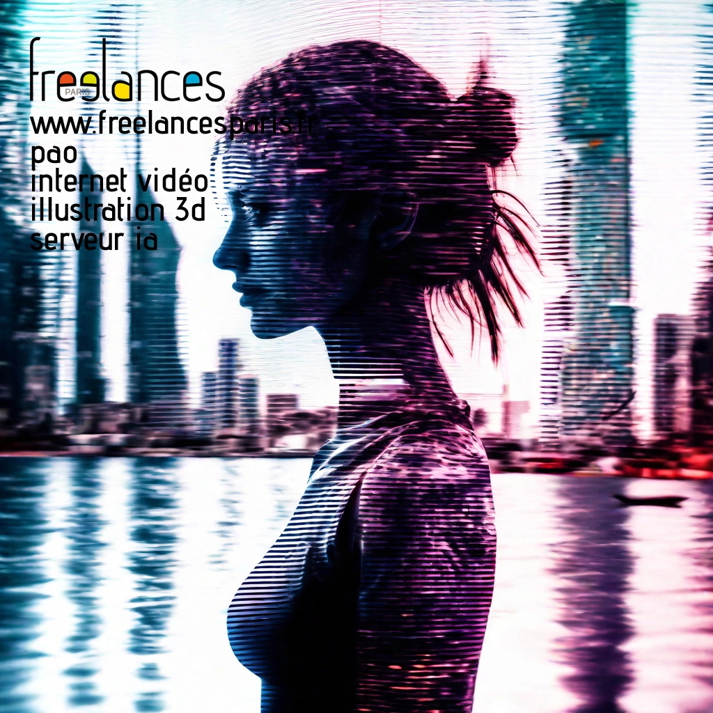 Pao mise en page internet vidéo illustration 3d serveur IA générative AI freelance paris studio de création magazines lzdzmat0